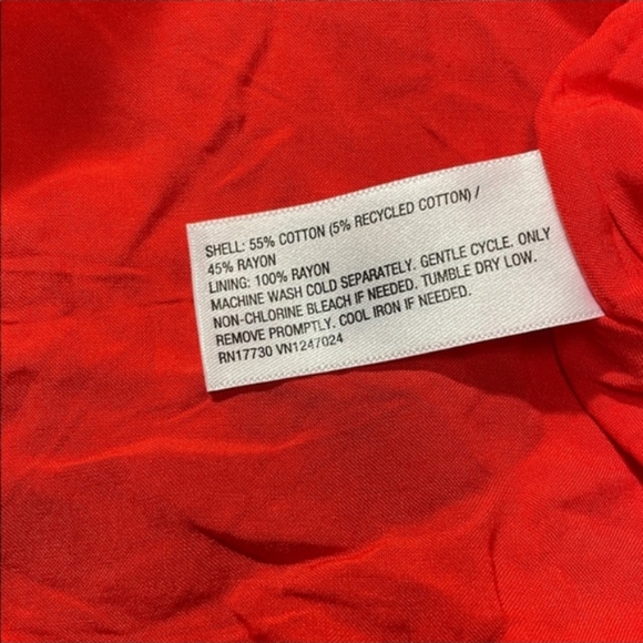 Kate Spade Red Scallop Hem Mini Dress Sz XS NWT - Picture 6 of 9